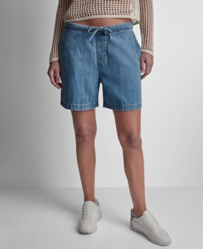 Женские шорты DKNY Jeans Mid-Rise Flowy Relaxed Pull-On
