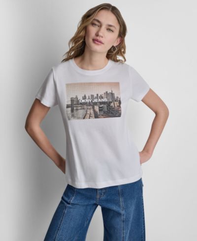 DKNY Jeans Women's Short-Sleeve T-Shirt