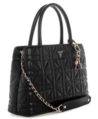 GUESS Edita Three Compartment Medium Satchel Handbag