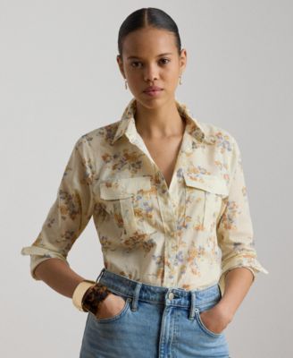 Женская рубашка Lauren Ralph Lauren Classic Fit Floral Voile