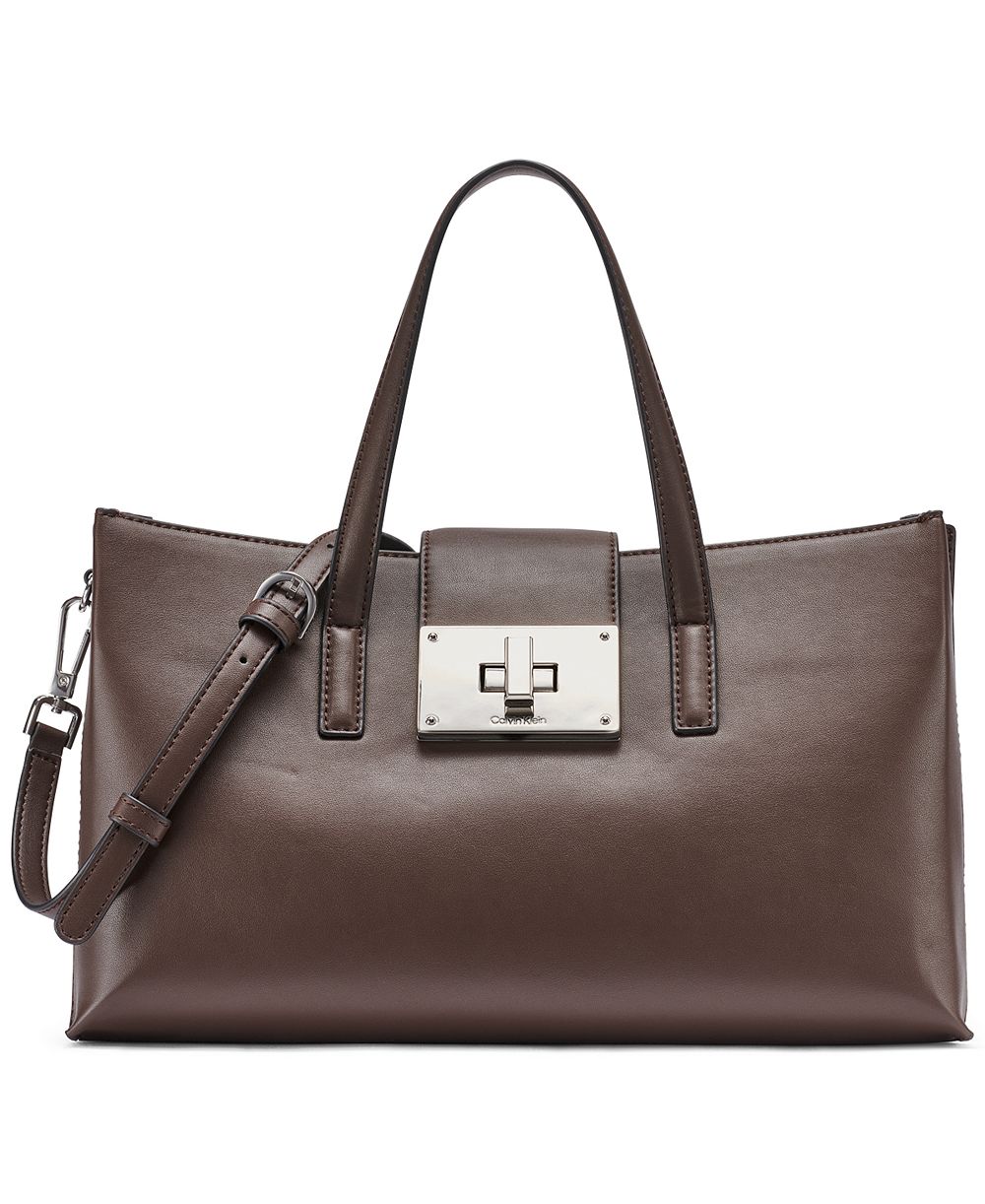 Calvin Klein Saige Medium Satchel Handbag