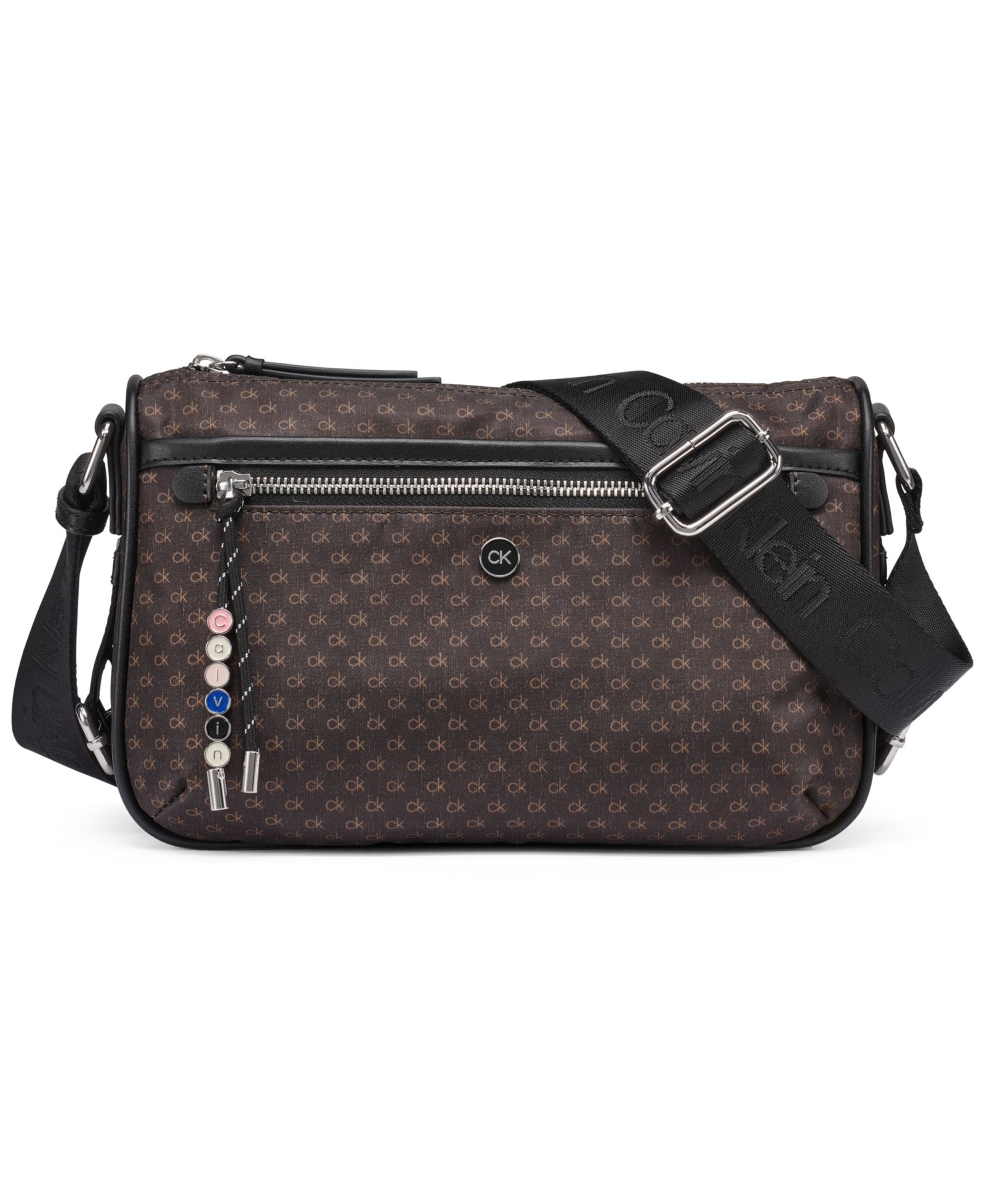 Calvin Klein Caius Zipper Small Crossbody Handbag