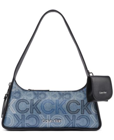 Calvin Klein сумка через плечо Kyren Denim Signature Medium