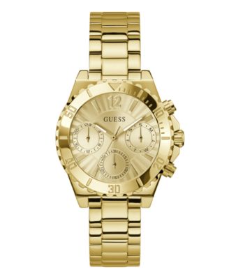 GUESS Women's Gold-Tone Multi-Function Watch, 38mm