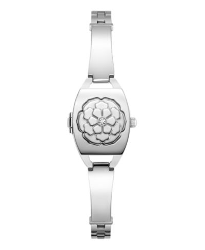 GUESS Women's Silver-Tone Stainless Steel Analog Watch, 21mm