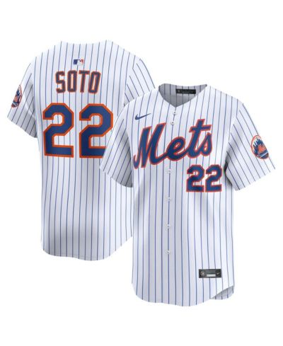 Nike Мужская джерси New York Mets Home Limited, белая, Juan Soto