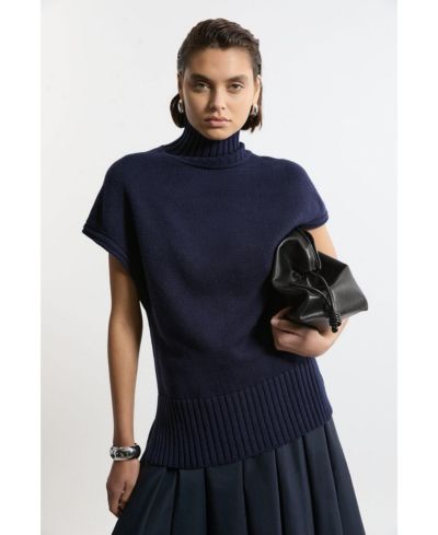 Женский топ Karen Millen High Neck Knitted Tunic