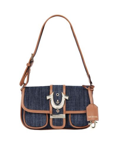Сумка True Religion Double Pocket Denim с фурнитурой Horseshoe