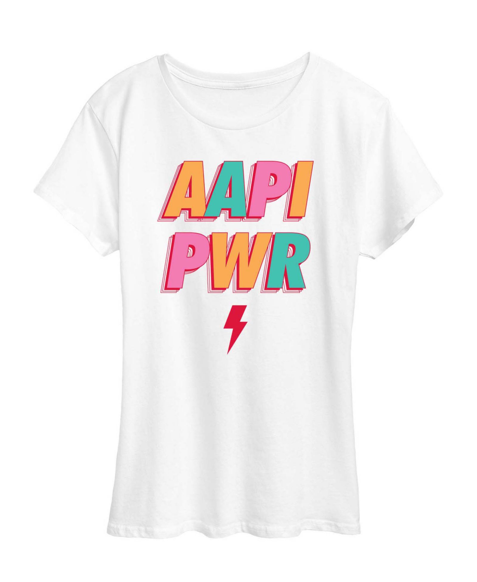 Hybrid Apparel Plus Size футболка с графическим принтистом AAPI Power