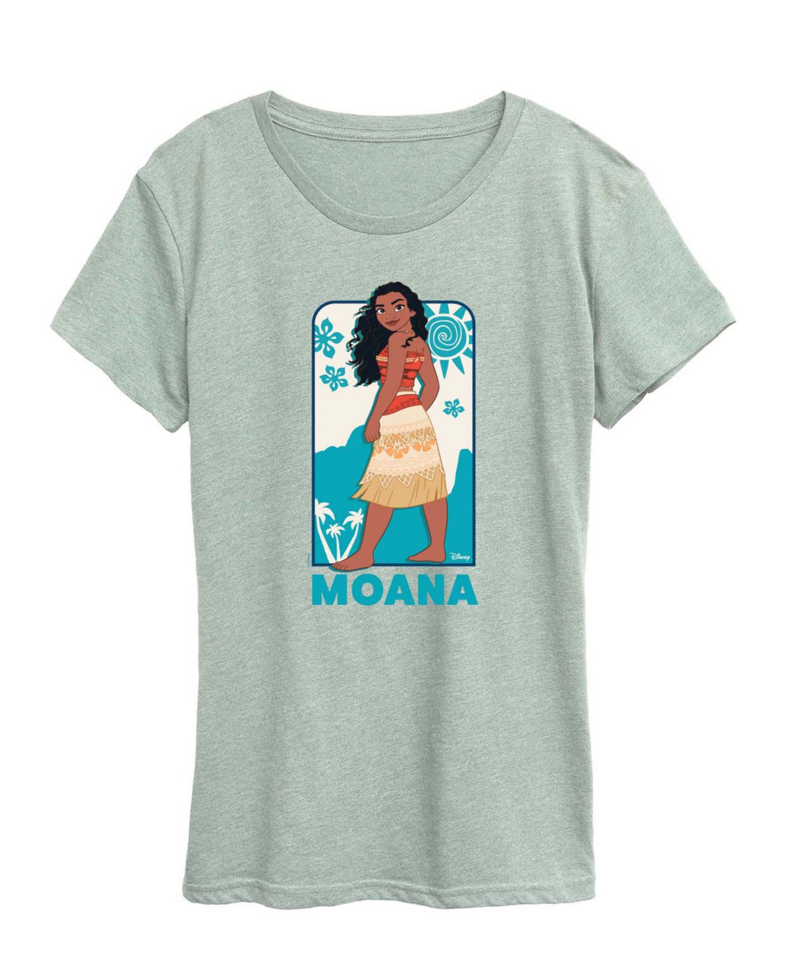 Hybrid Apparel Plus Size Disney Princess Moana Graphic T-Shirt