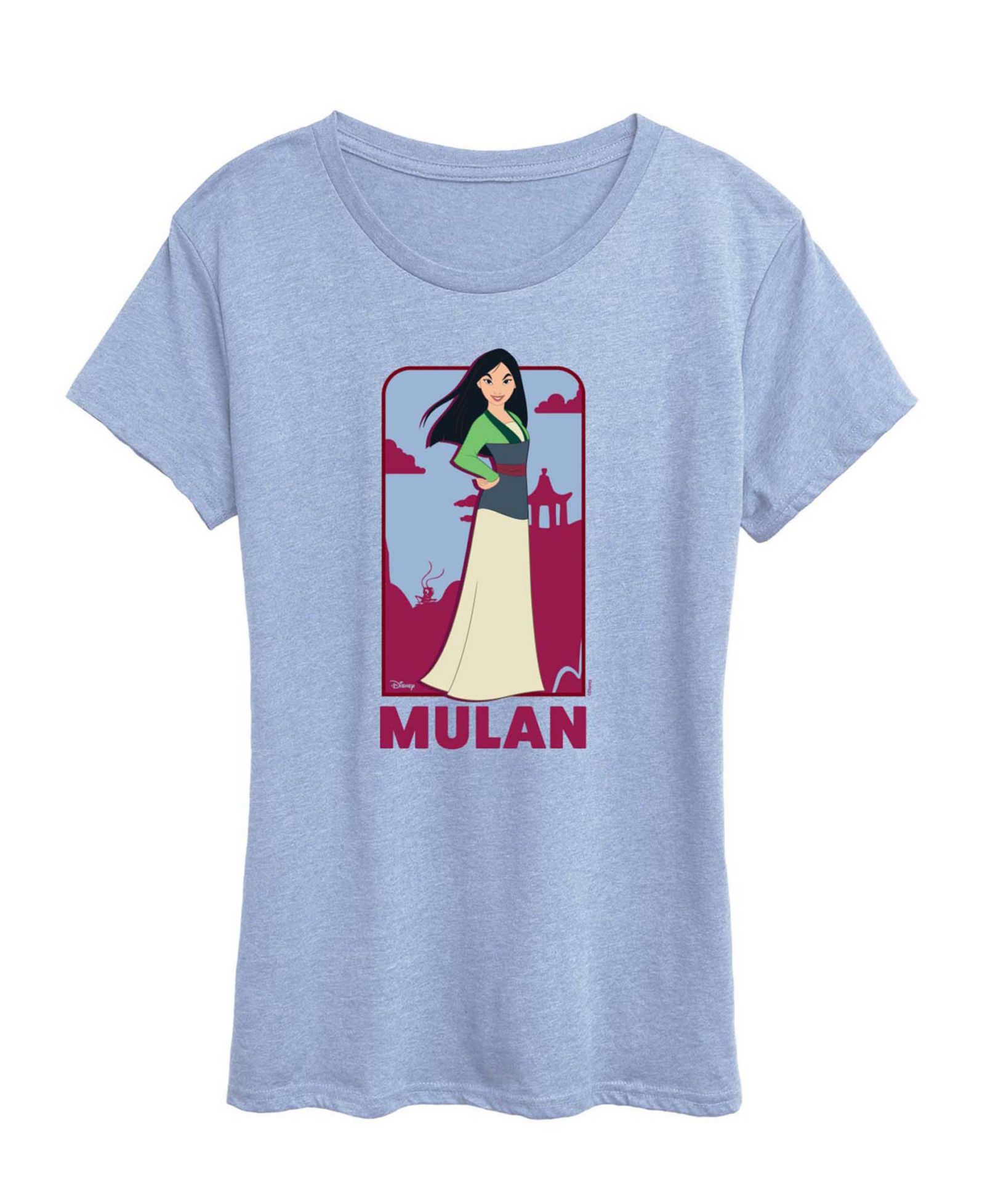Мужская футболка Hybrid Apparel Plus Size Disney Princess Mulan Graphic