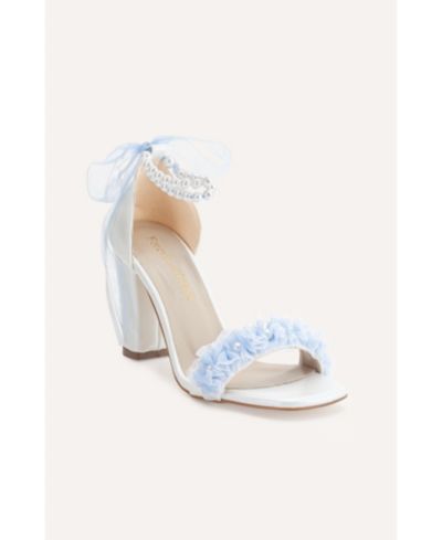 Forever & Always Shoes Женские свадебные сандалии Michelle Lace с жемчугом