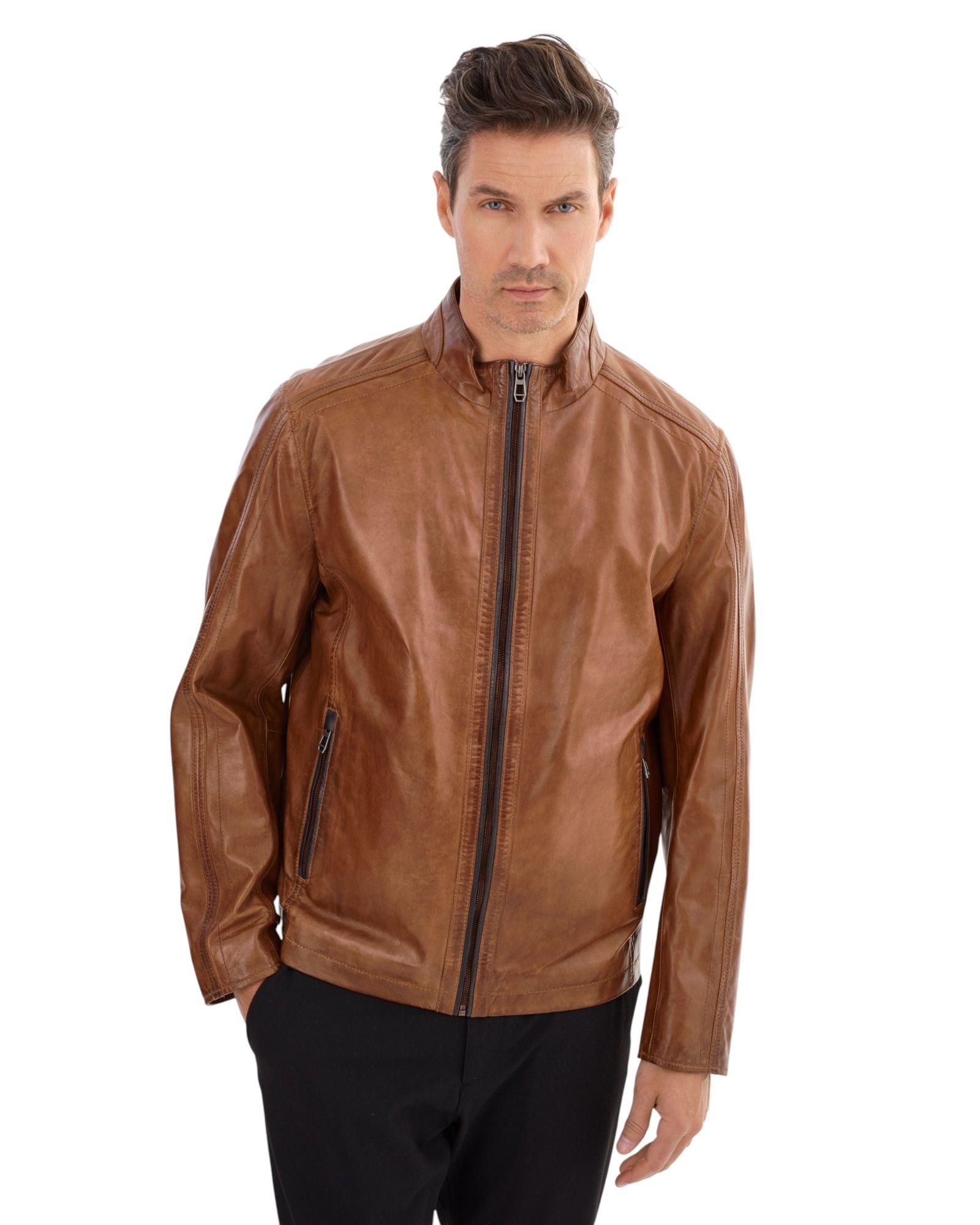REGENCY LEATHERS Men's Gerry Leather Jacket
