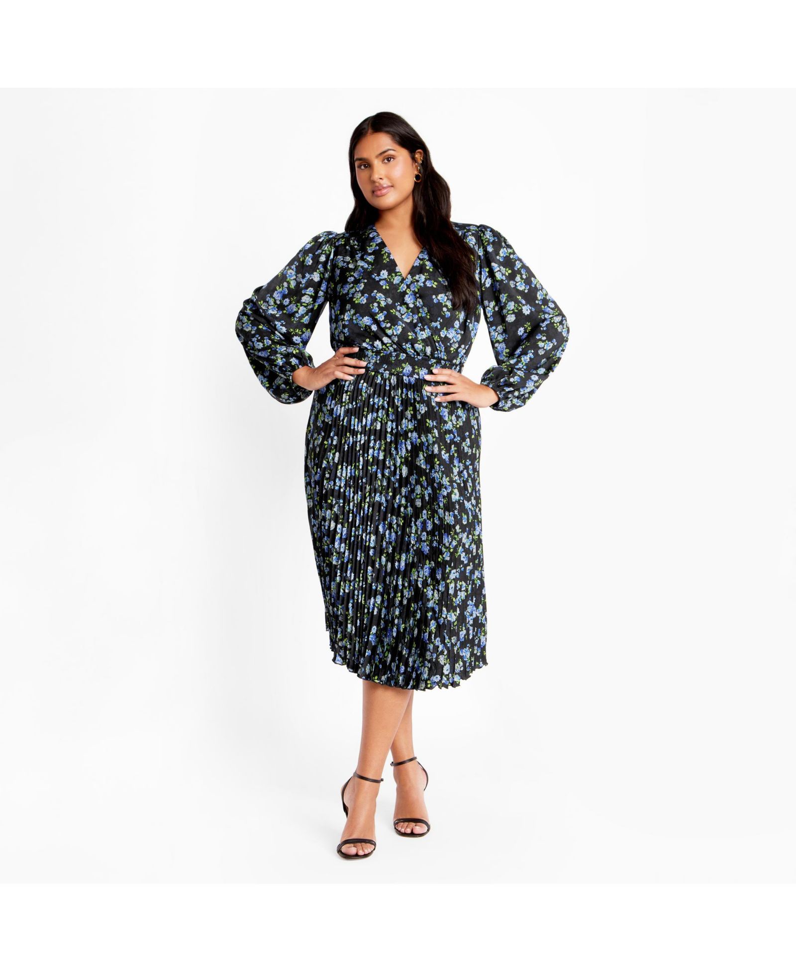 Платье CITY CHIC Plus Size Finley Pleat