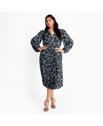 Платье CITY CHIC Plus Size Finley Pleat