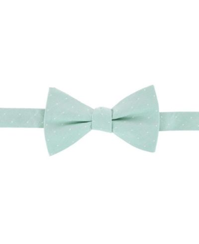 TRAFALGAR Мужской галстук-бабочка Churchill Chambray Polka Dot, смесовый лен