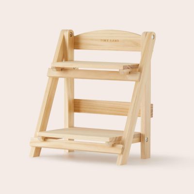 Tiny Land 2-Tier Wooden Storage Rack, Ages 3+