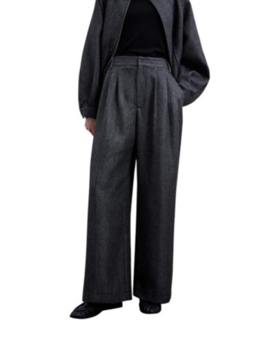 Женские брюки Scalpers Herringbone Pleated