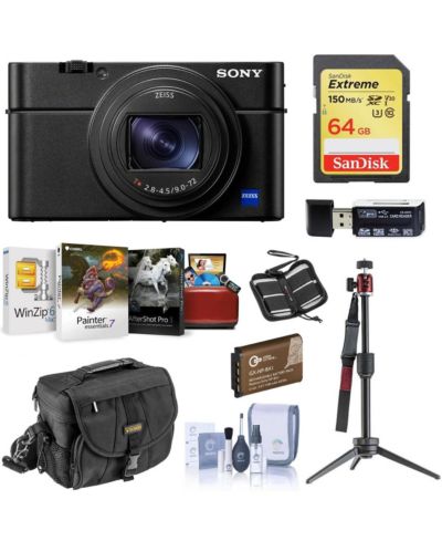 Цифровая камера Sony Cyber-shot DSC-RX100 VII комплект с 64GB SDXC U3, штативом и чехлом