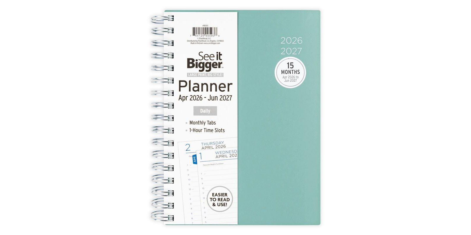 See it Bigger Daily Planner