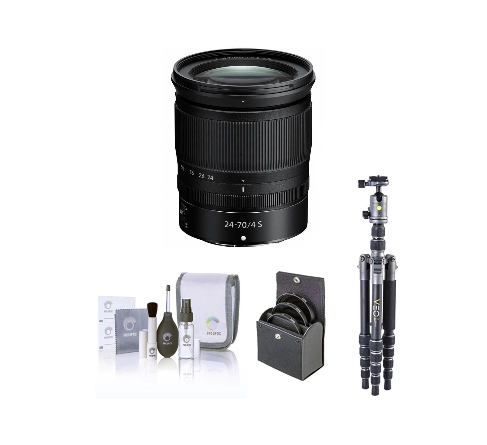 Nikon Nikkor Z 24-70mm f/4 S Compact Standard Zoom Lens for Nikon Z Mount