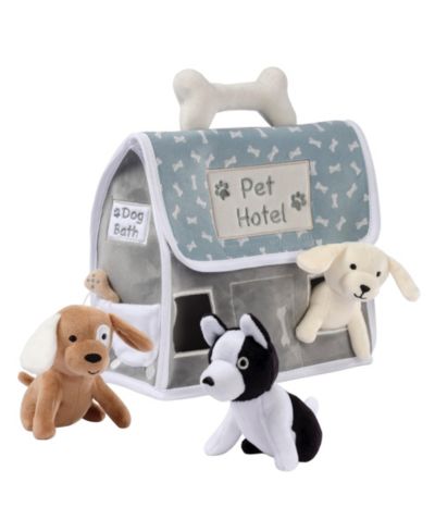 Интерактивный мягкий игровой набор Lambs and Ivy Pet Hotel с 3 собаками
