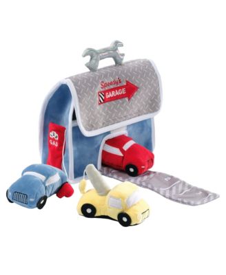 Интерактивный развивающий мягкий игровой набор Lambs and Ivy Cars and Tow Truck Garage