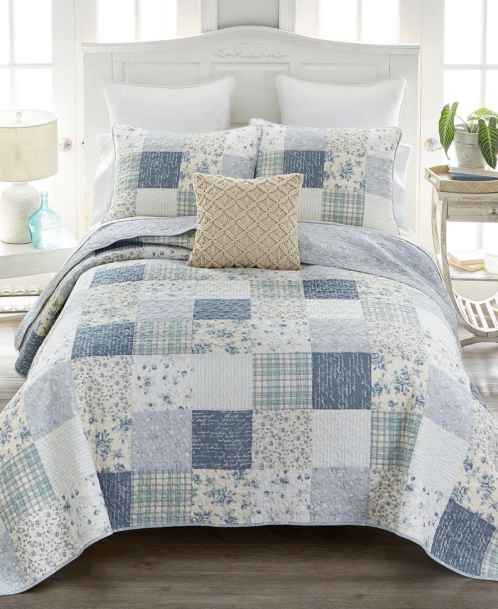 Donna Sharp Pastures Cotton 3-Pc. Quilt Set, King