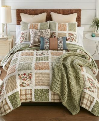 Комплект из 3-х стеганых одеял Donna Sharp Peach Rose Cotton, Queen