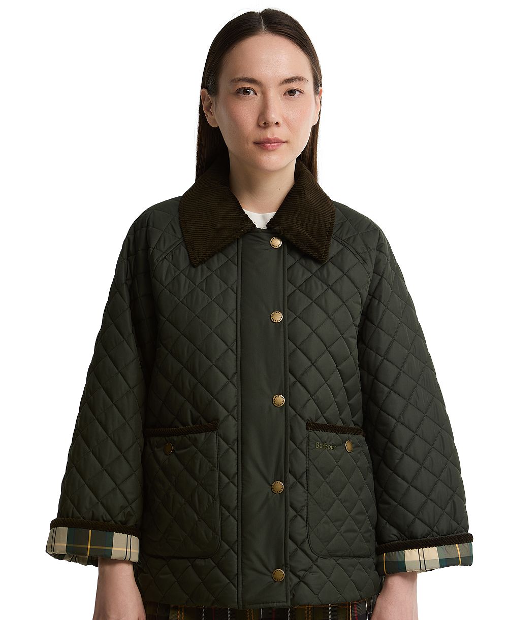 Barbour Women's Ava Quilted Short Coat, Created for Macy's