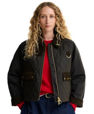 Barbour Women's Tartan Icon Wax Quilt Jacket