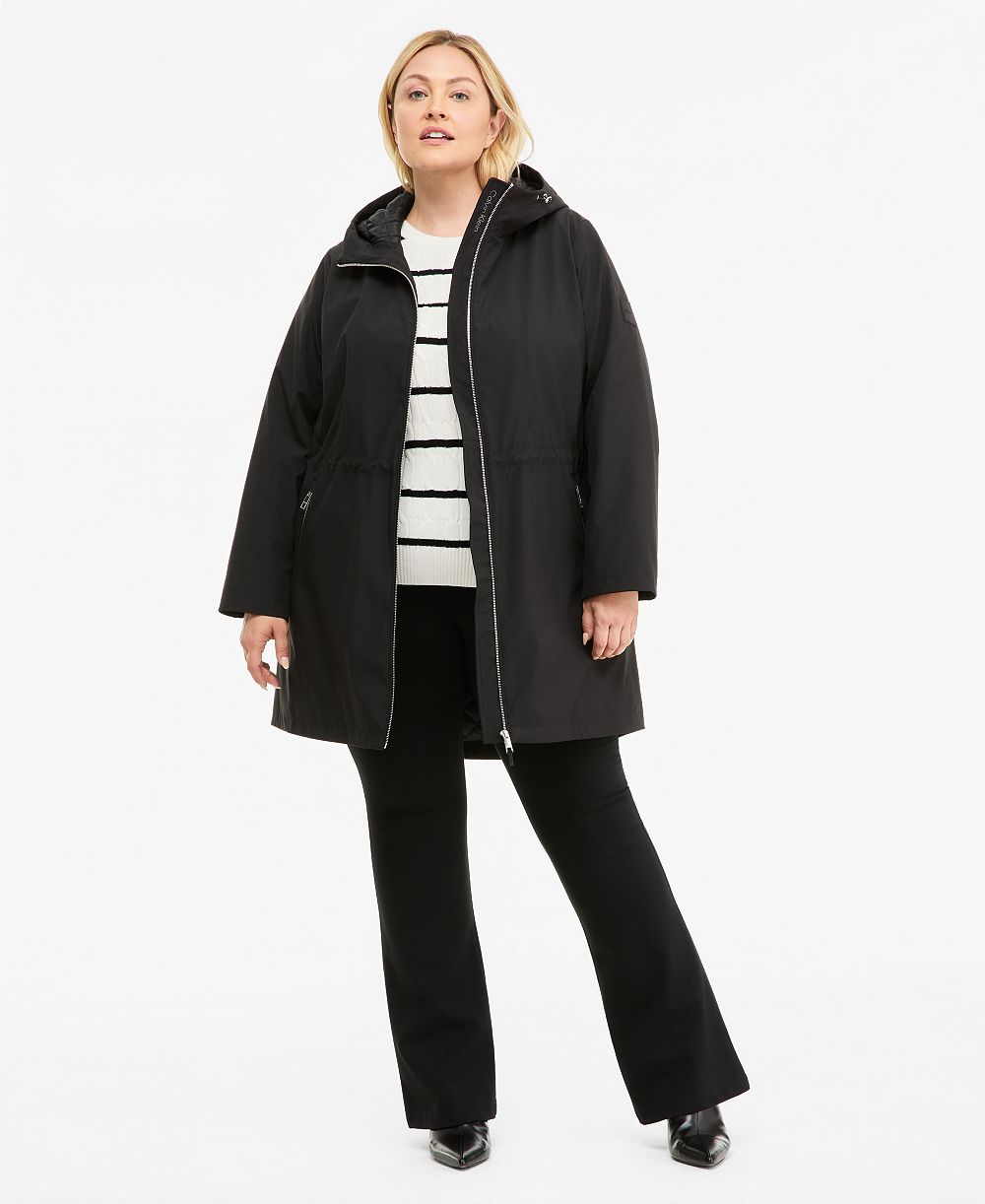 Calvin Klein Plus Size Softshell Utility Coat, Created for Macy's