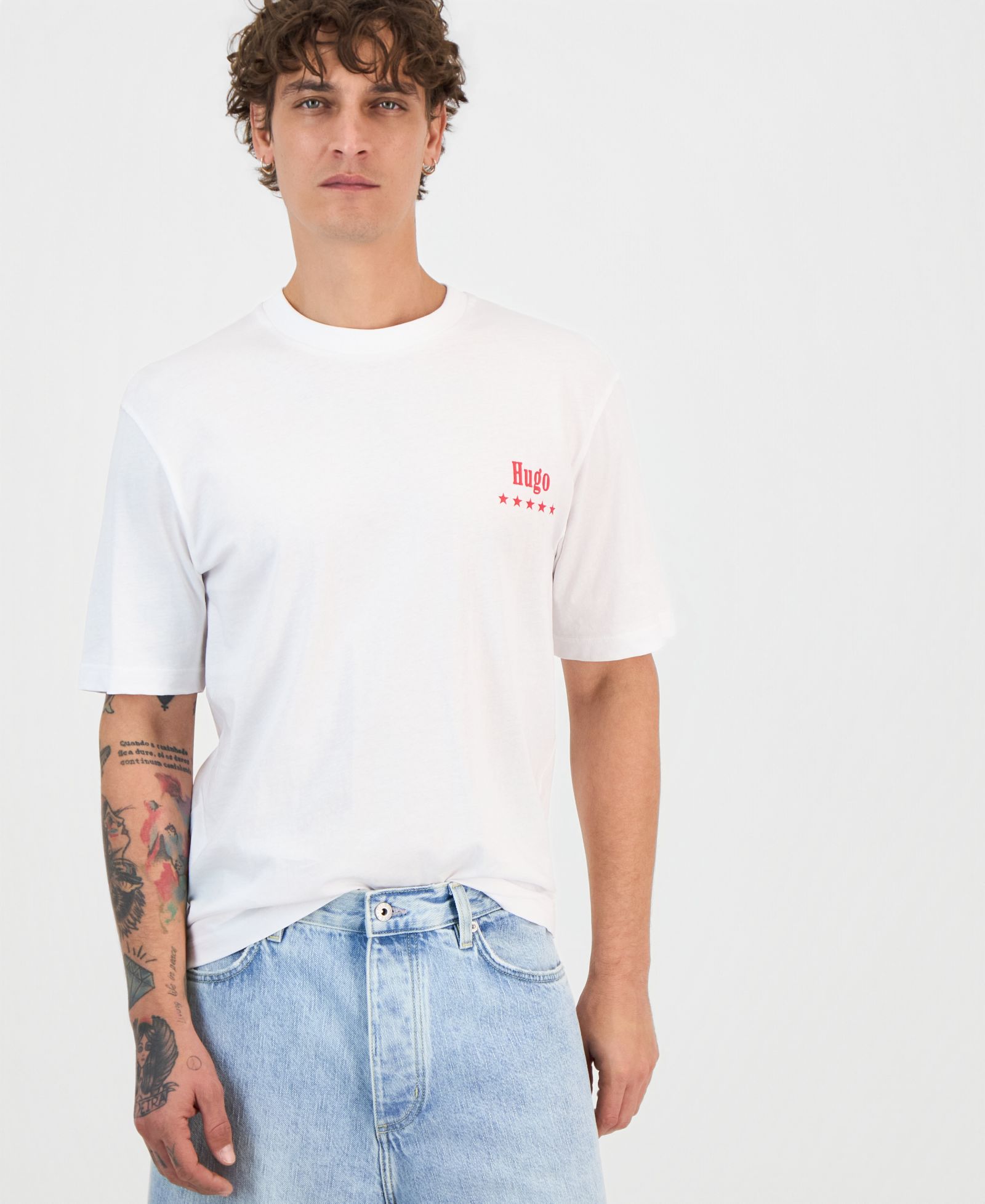 Hugo by Hugo Boss Men's Nucavo Cotton Logo-Graphic T-Shirt