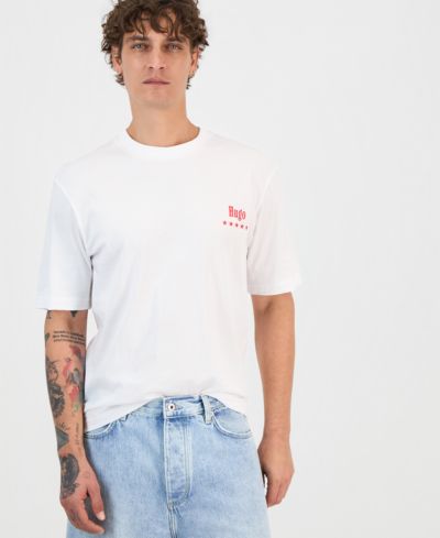 Hugo by Hugo Boss Men's Nucavo Cotton Logo-Graphic T-Shirt