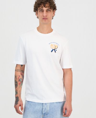 Hugo by Hugo Boss Men's Nulaxo Cotton Graphic Regular-Fit T-Shirt