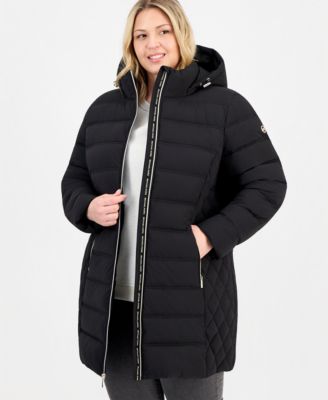 Женское утепленное пуховое пальто Michael Kors Plus Size