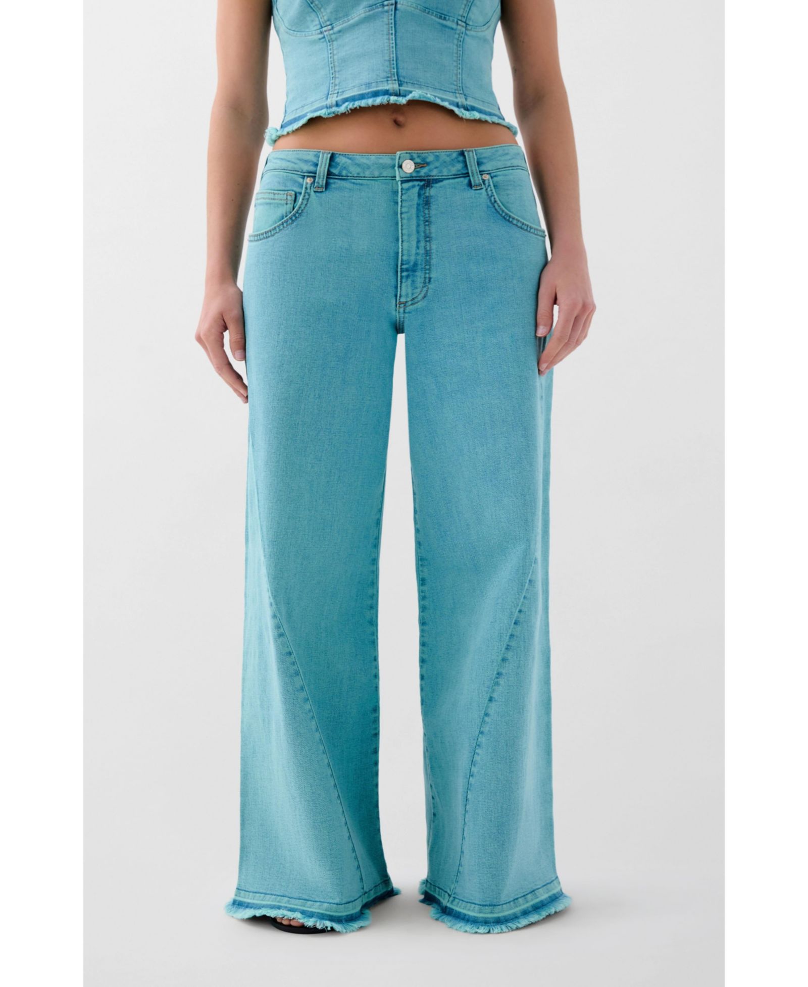 Scalpers Women's Culotte Ques Denim Pant