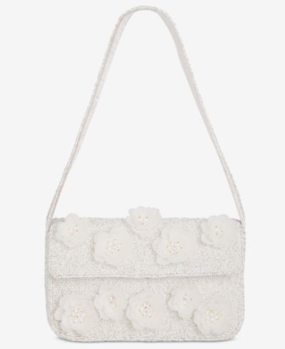 Сумка On 34th Beaded 3D Flower Shoulder Bag