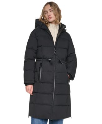 DKNY Women's Hooded Puffer Anorak
