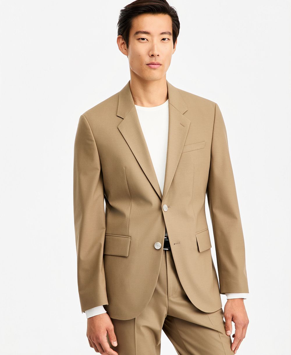 HUGO by Hugo Boss Мужской современный приталенный пиджак от костюма