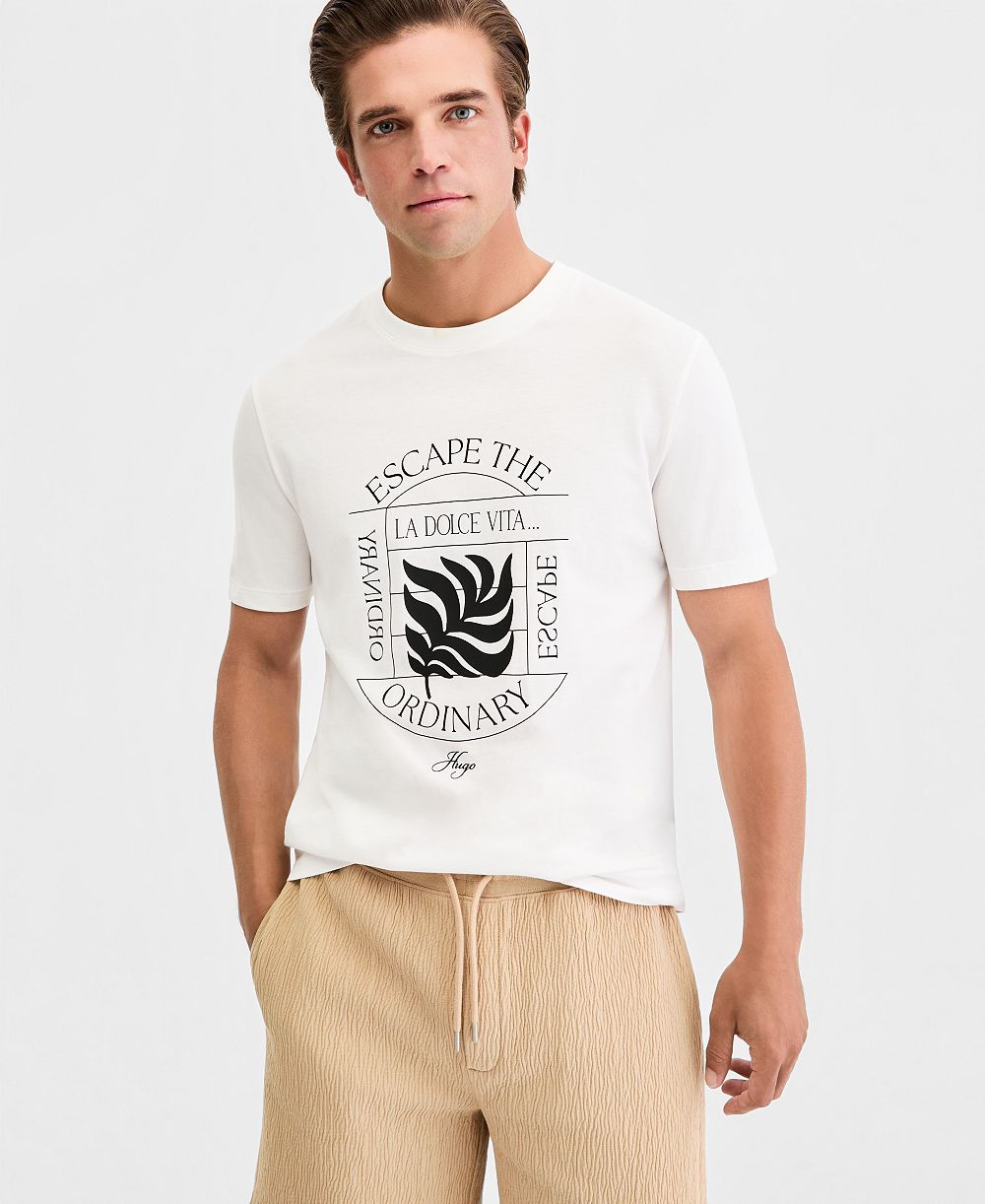 HUGO by Hugo Boss Men's Durose Graphic T-Shirt