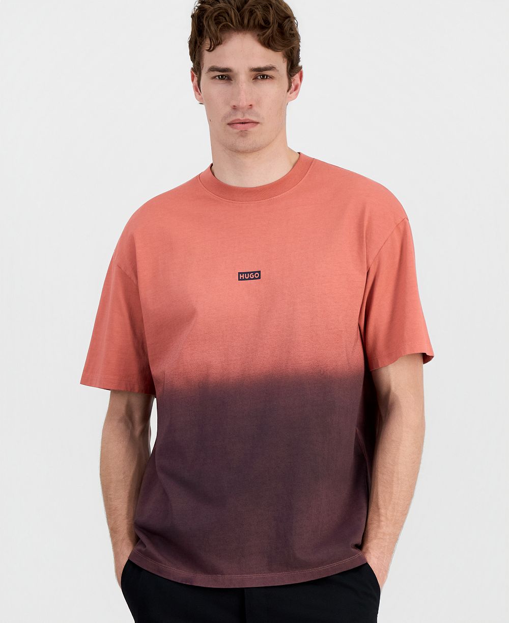 HUGO by Hugo Boss Men's Nalono Front & Back Print T-Shirt