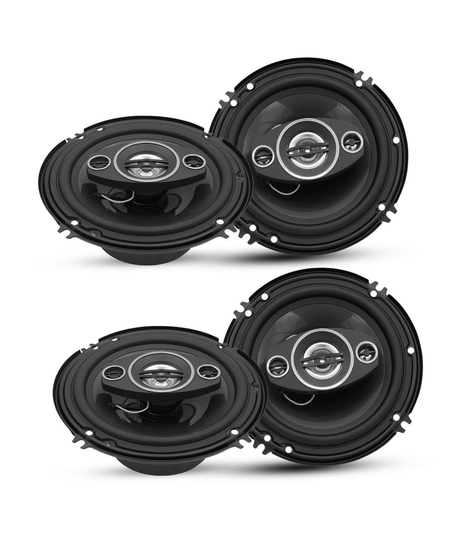 5 Core 800W 4-Way Coaxial Super Tweeter Car Speakers, 4-Piece Set