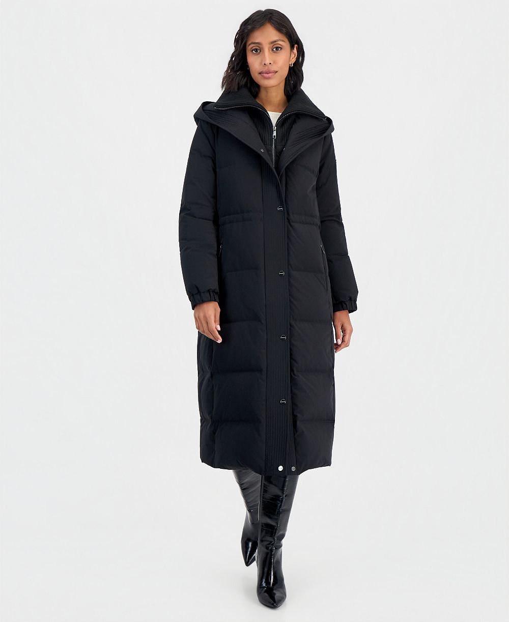 Calvin Klein Women's Hooded Down Maxi Puffer Coat