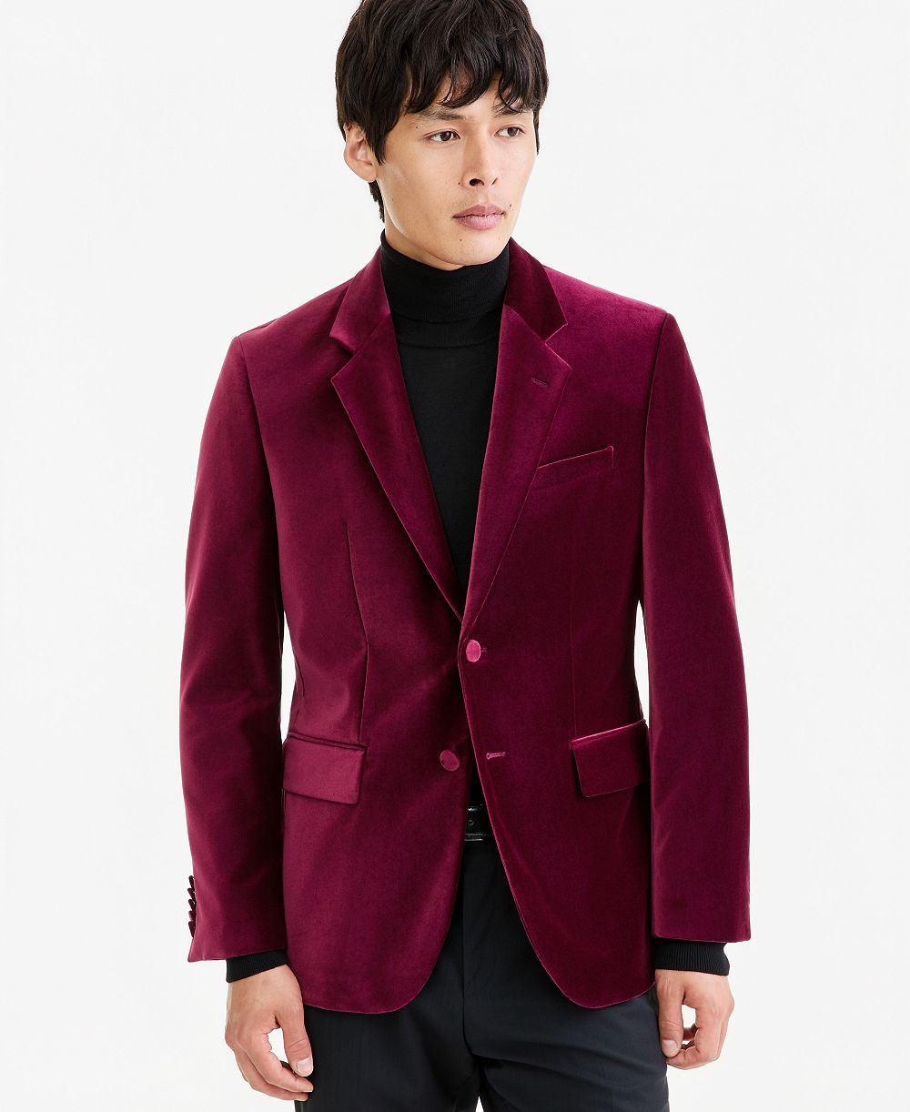 HUGO by Hugo Boss Мужской бархатный блейзер современного кроя