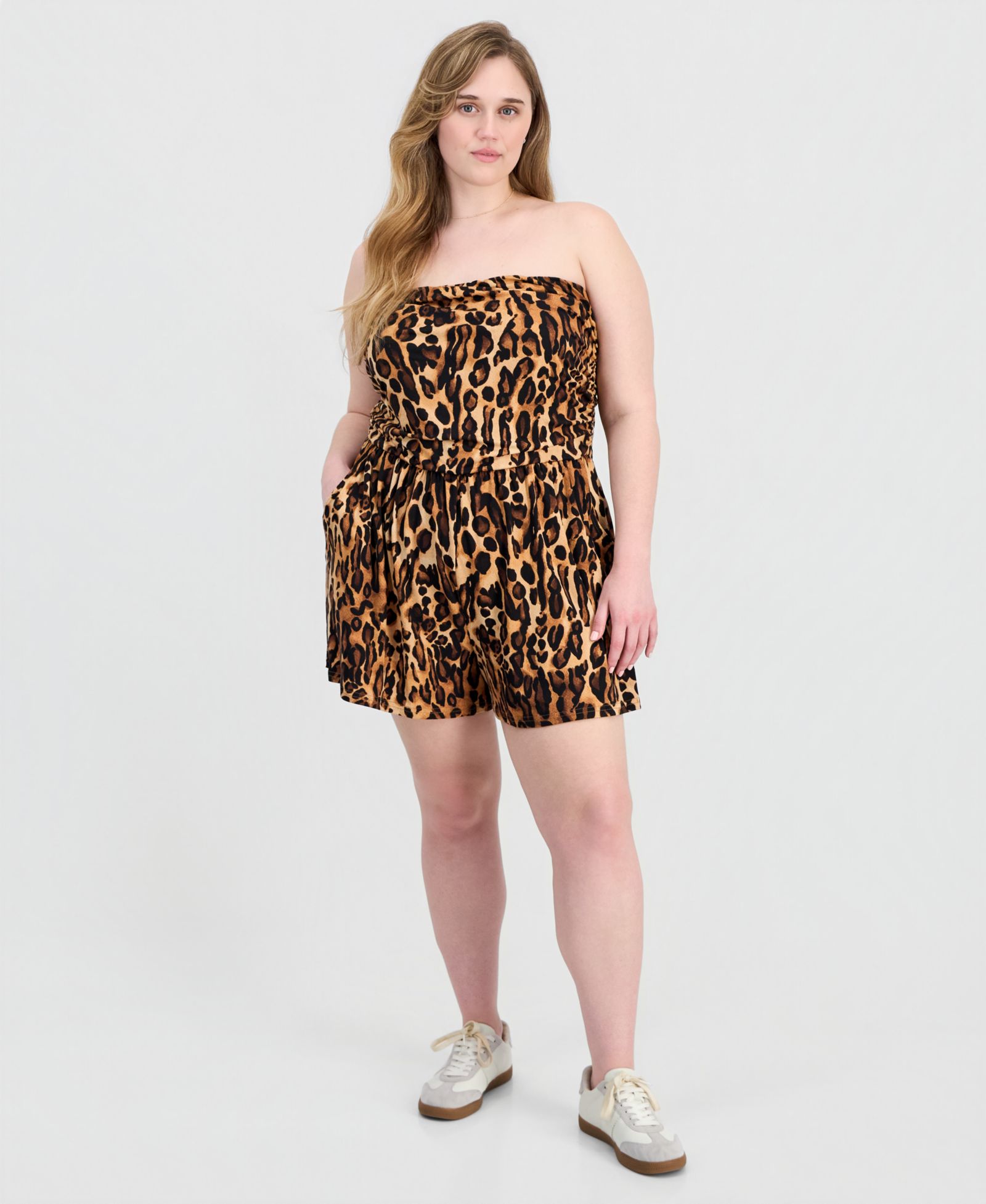 Женский ромпер FULL CIRCLE TRENDS Yummy Plus Size Strapless
