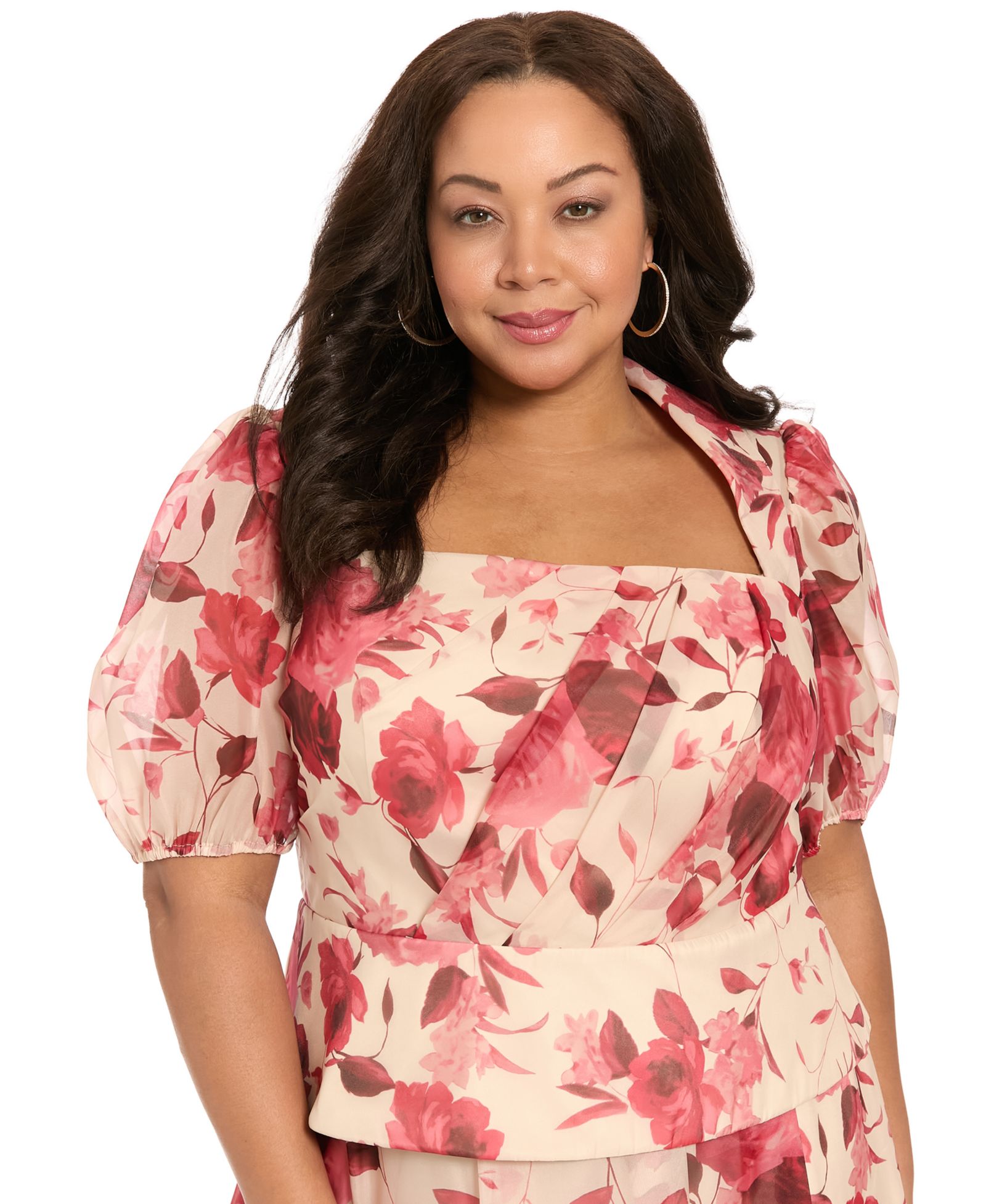 Корсетный топ Muse Plus Pleated Square Neck