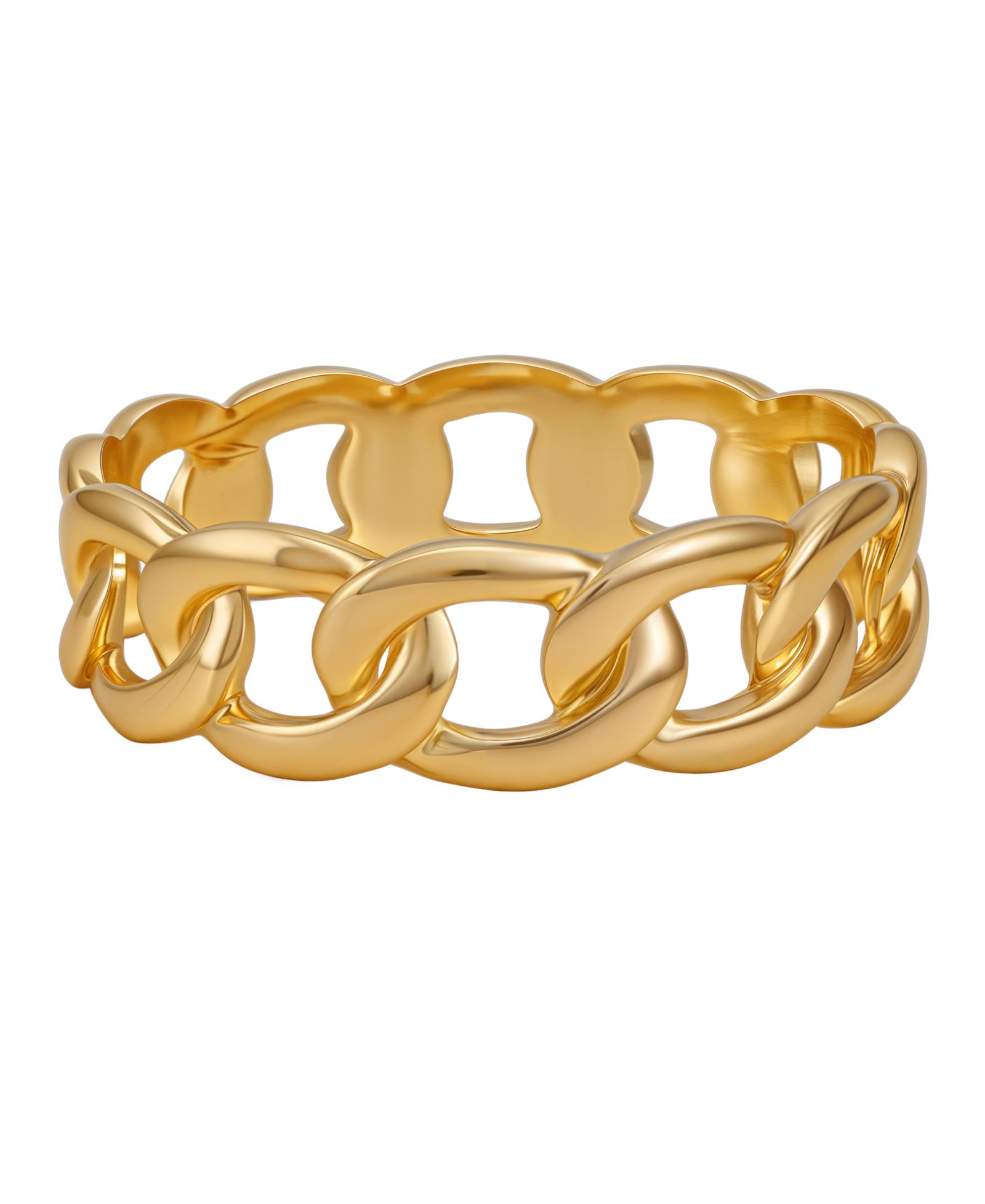 GUESS Gold-Tone Plated Bangle Bracelet