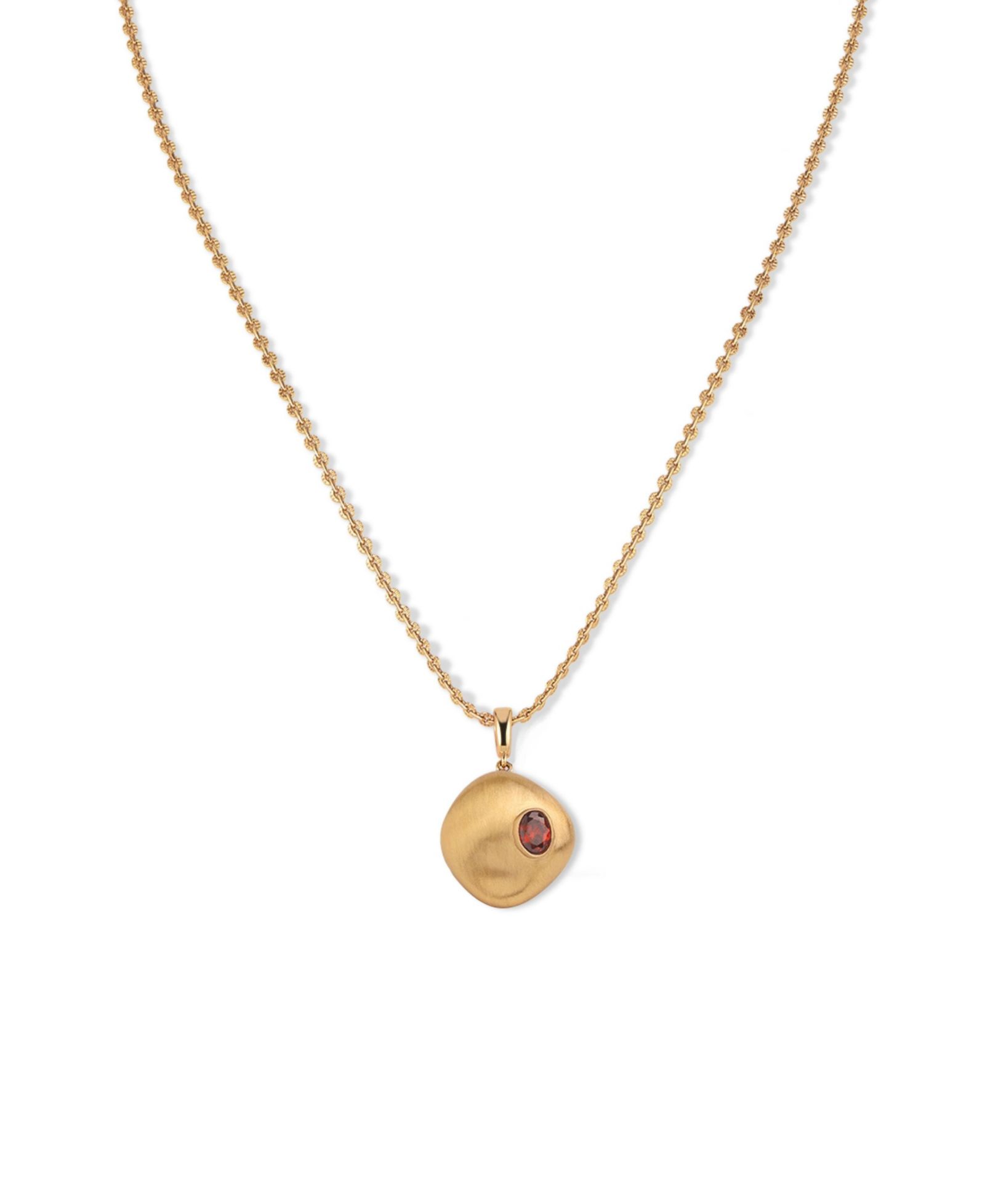 Подвеска RETRO CHIC Garnet Pendant Necklace