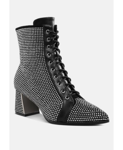 Женские ботильоны London Rag Calla Rhinestone Embellished Ankle Boots